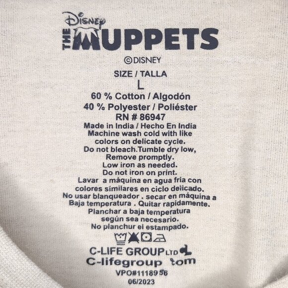 Kermit The Frog Muppets Country Roots T-Shirt - Picture 5 of 5